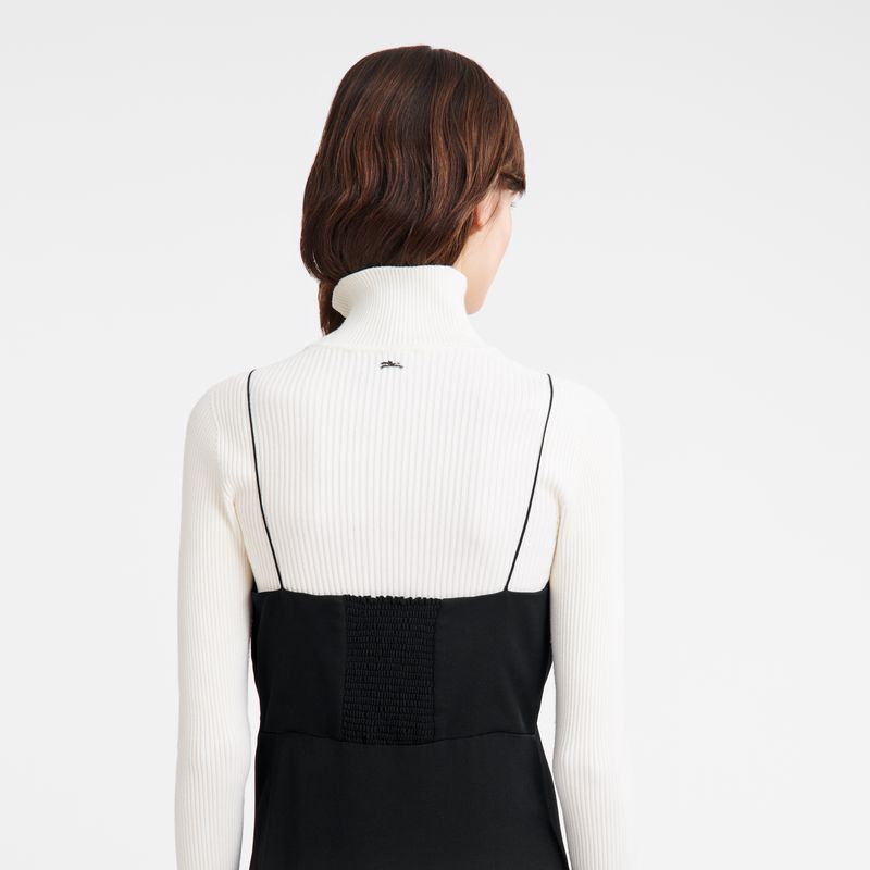 Longchamp Long Women Dress Black | Australia-526OLZAUH