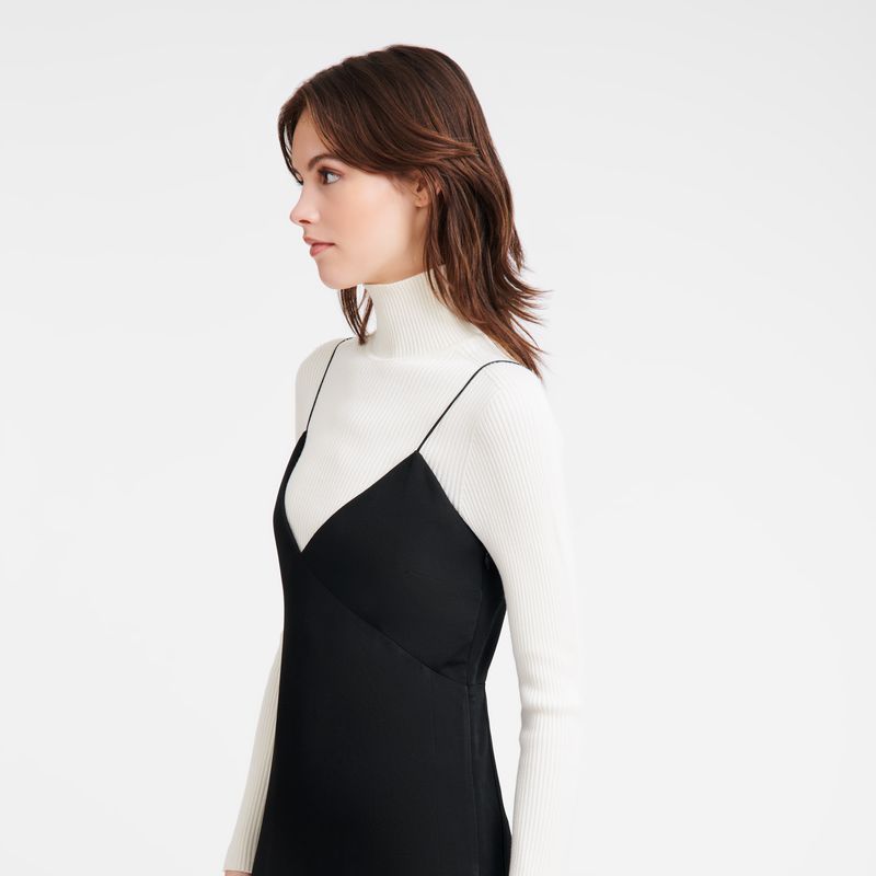 Longchamp Long Women Dress Black | Australia-526OLZAUH
