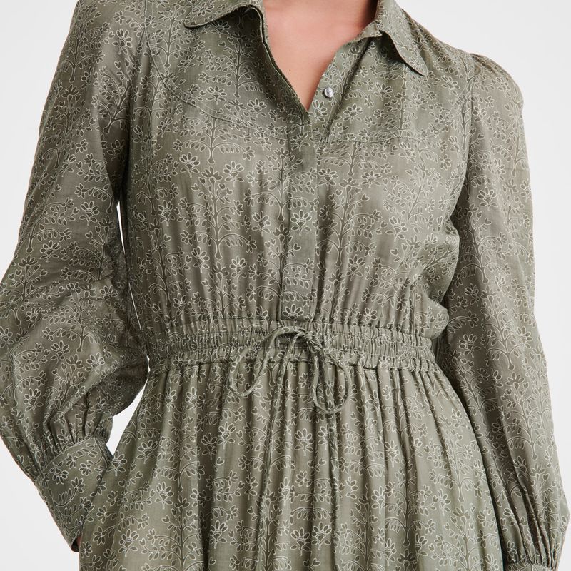 Longchamp Long Women Dress Green | Australia-679AEBMZO