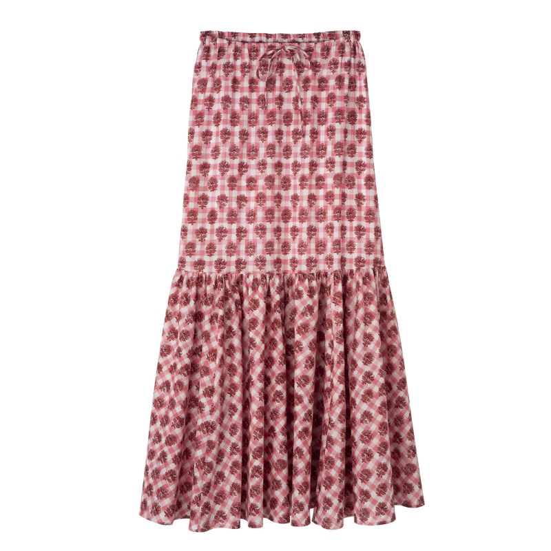 Longchamp Long Women Skirts Pink | Australia-597SBYKQR