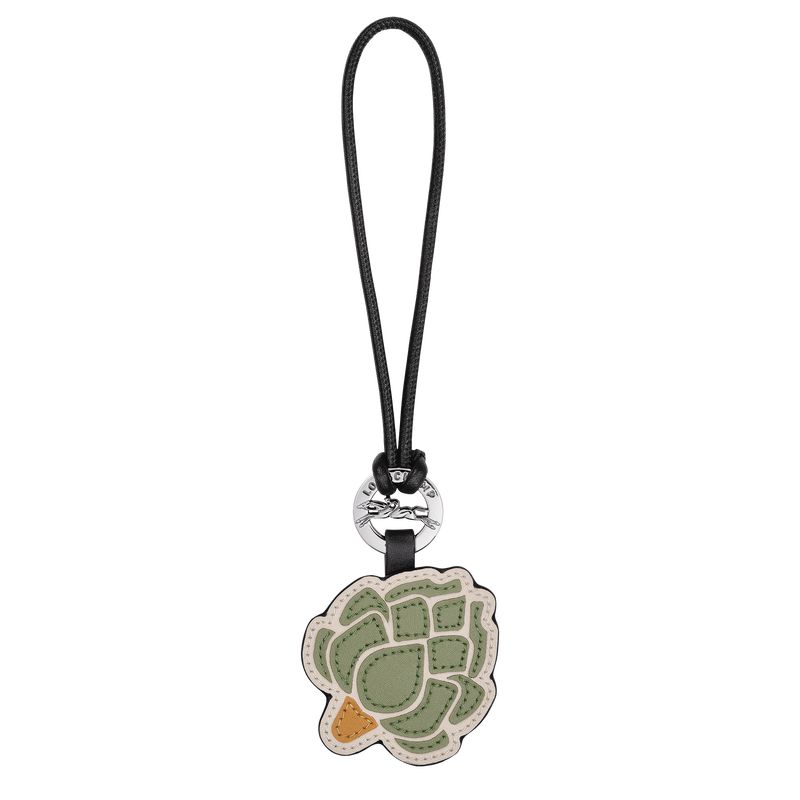 Longchamp Longcharm Men Key Rings Green / Beige | Australia-564ZUPWAT