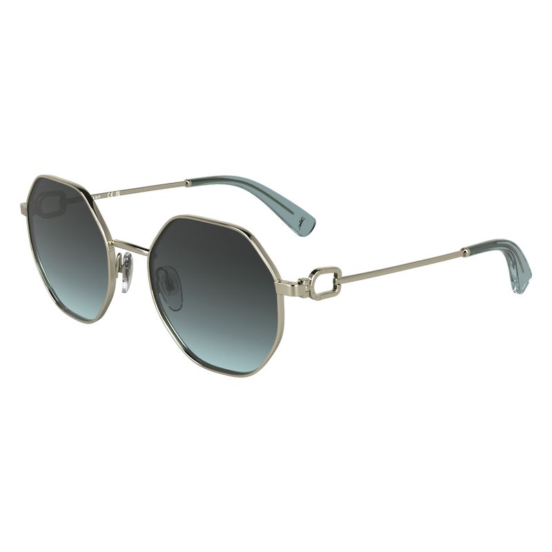 Longchamp Metal Women Sunglasses Blue Grey | Australia-359IQXLZS