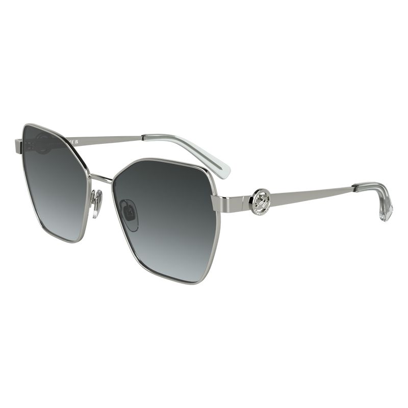 Longchamp Metal Women Sunglasses Silver / Grey | Australia-749QTGVAZ