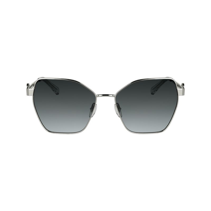 Longchamp Metal Women Sunglasses Silver / Grey | Australia-749QTGVAZ