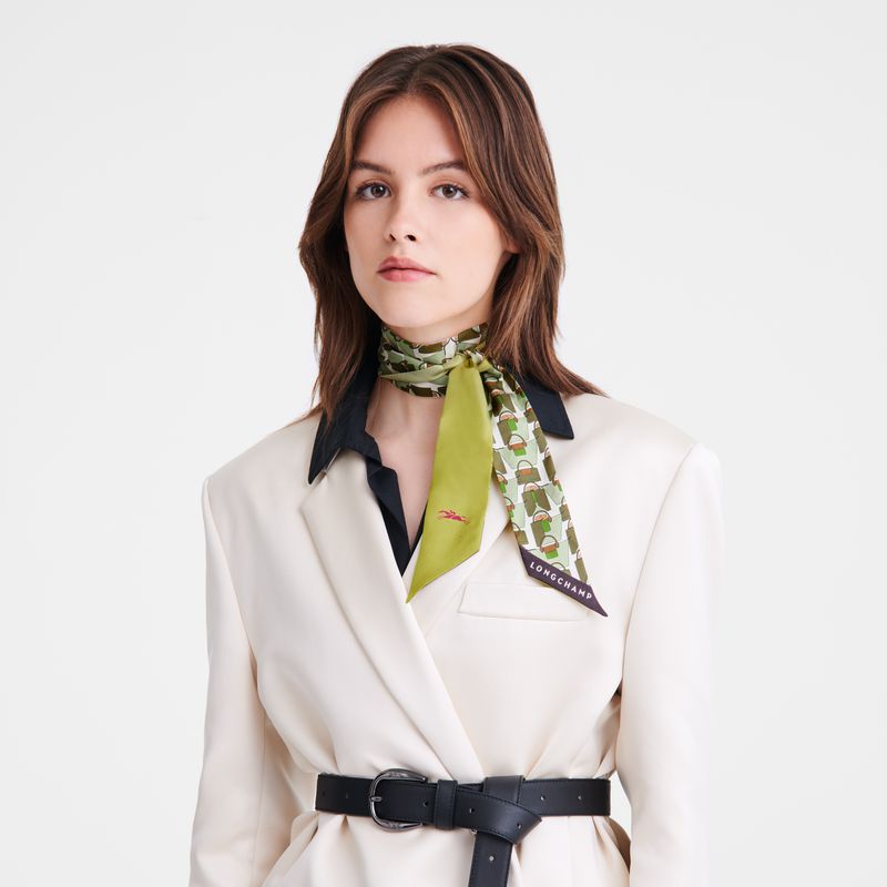 Longchamp Origami Le Pliage Women Headband Green | Australia-607WXEGVM
