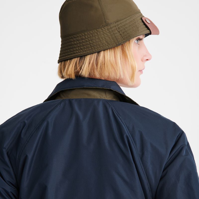 Longchamp Padded Blouson Women Jacket Navy | Australia-963DNXRAO