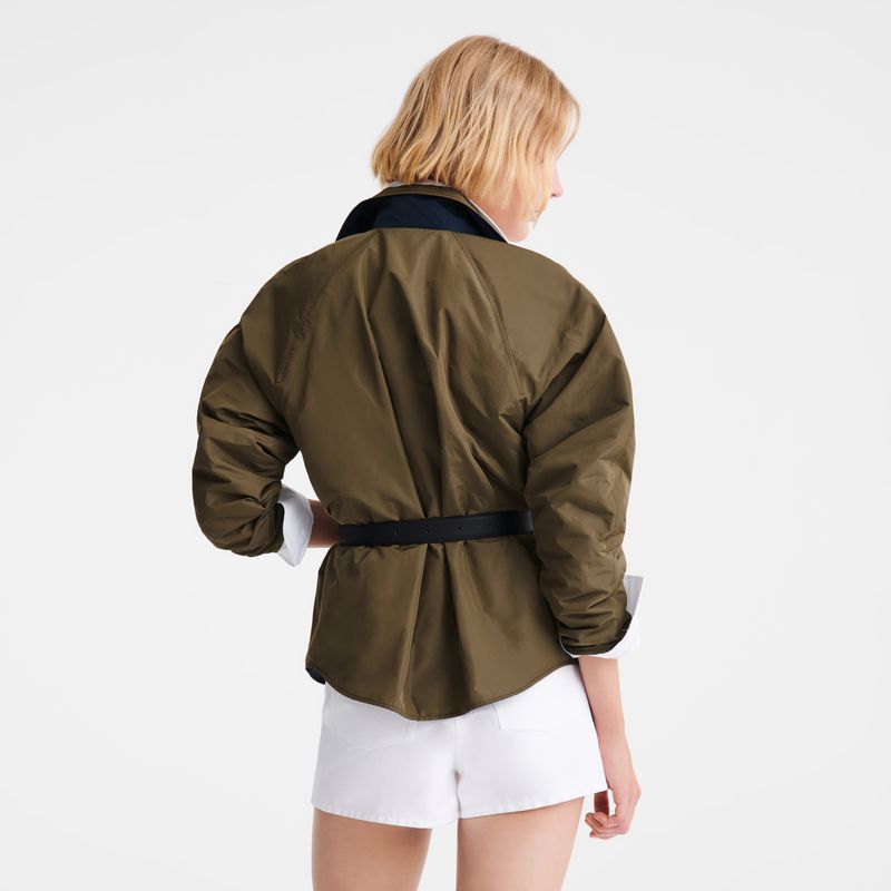 Longchamp Padded Blouson Women Jacket Navy | Australia-963DNXRAO