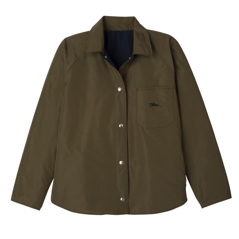 Longchamp Padded Blouson Women Jacket Navy | Australia-963DNXRAO