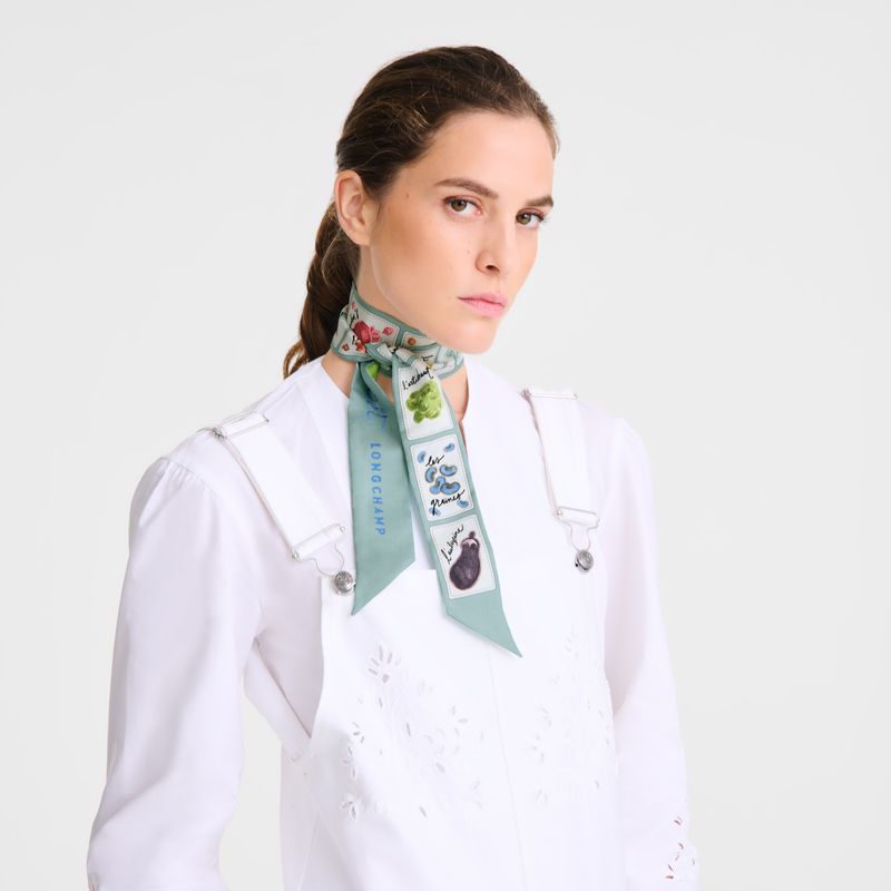 Longchamp Pink And Green Women Headband Multicolor | Australia-053EDWPGY