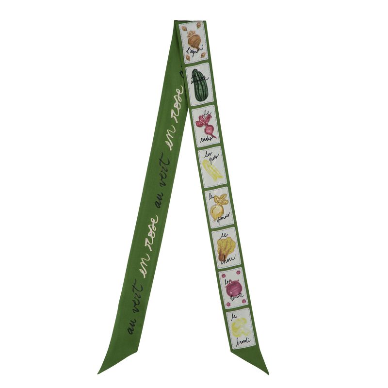 Longchamp Pink And Green Women Headband Green / Multicolor | Australia-102ISKEUJ