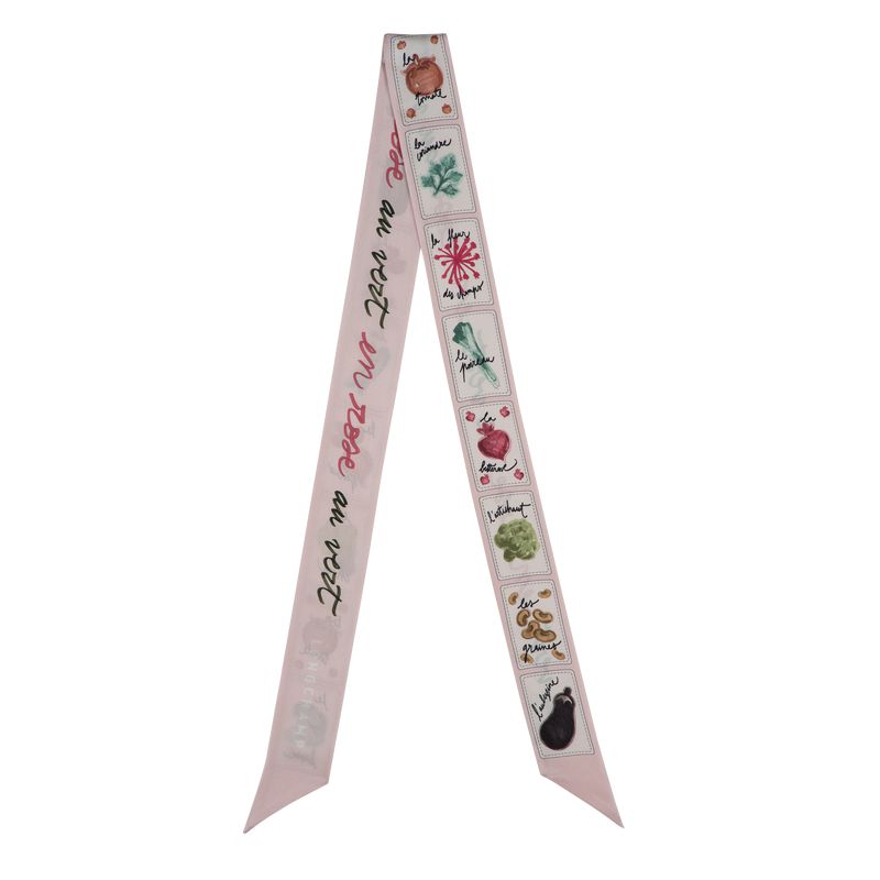 Longchamp Pink And Green Women Headband Pink / Multicolor | Australia-097IPFUEC