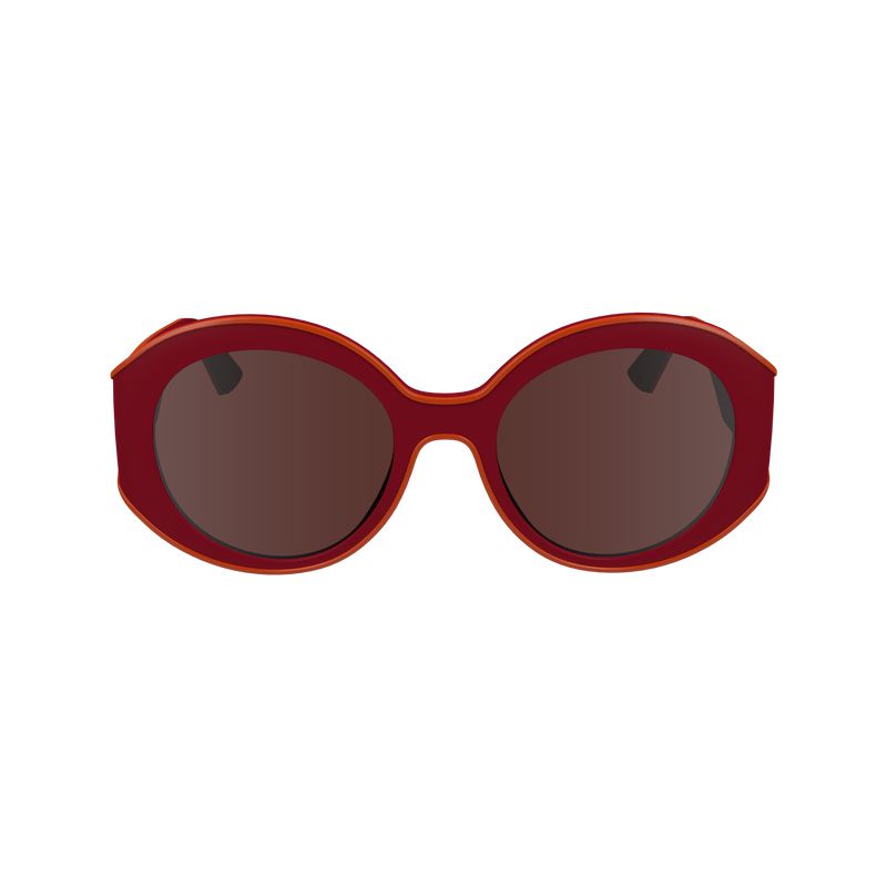 Longchamp Plant Based Resin Women Sunglasses Red / Navy | Australia-609AOVHUK
