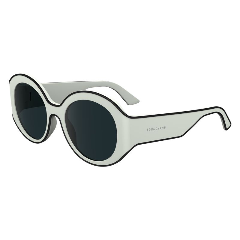 Longchamp Plant Based Resin Women Sunglasses White | Australia-435YLUFNP