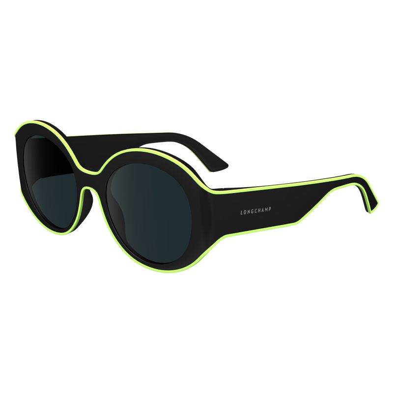 Longchamp Plant Based Resin Women Sunglasses Black | Australia-935VNKEGR