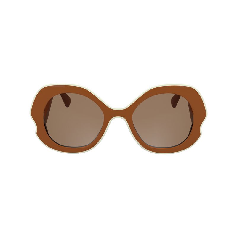 Longchamp Plant Based Resin Women Sunglasses Brown | Australia-379FGONJS