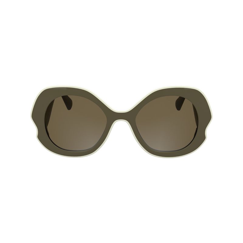 Longchamp Plant Based Resin Women Sunglasses Olive / Multicolor | Australia-435KXDSWI