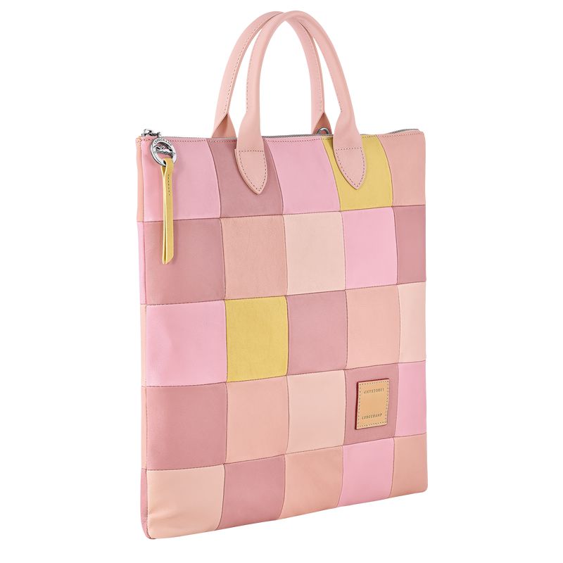 Longchamp Re-play L Men Handbag Pink | Australia-913RUNSKX