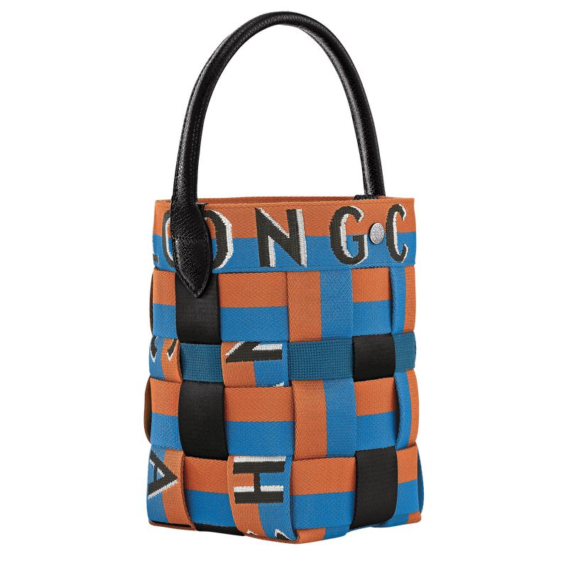 Longchamp Re-play Xs Women Bucket Bag Blue / Orange | Australia-186CXHUQZ