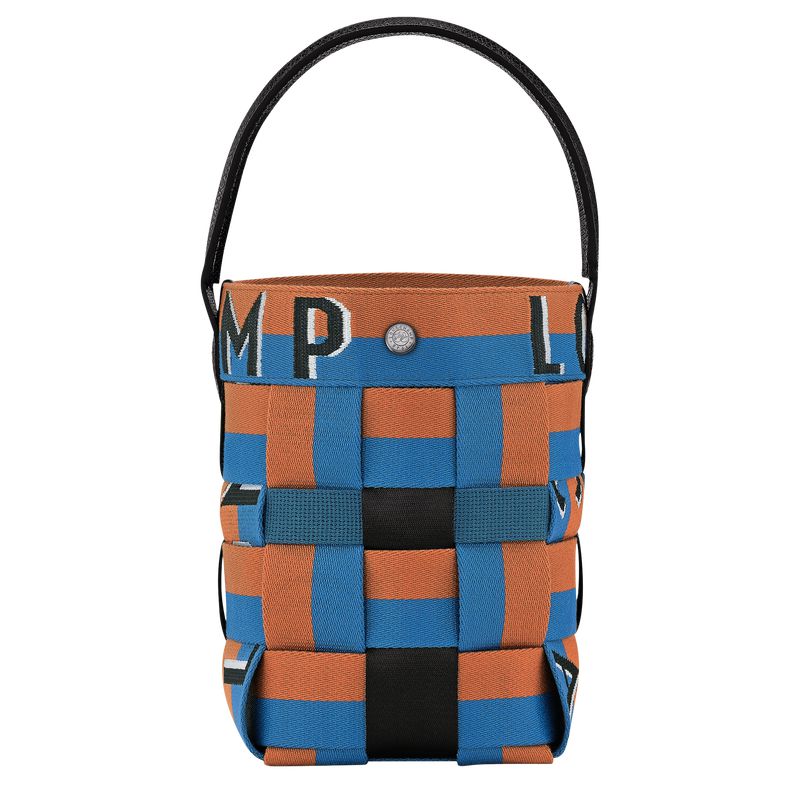 Longchamp Re-play Xs Women Bucket Bag Blue / Orange | Australia-186CXHUQZ