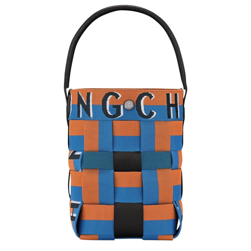 Longchamp Re-play Xs Women Bucket Bag Blue / Orange | Australia-186CXHUQZ
