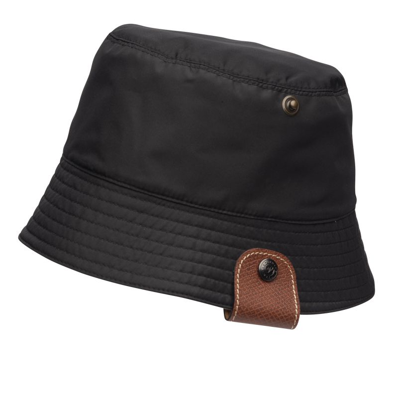 Longchamp Reversible Women Bucket Hat Black | Australia-536EBNCAQ
