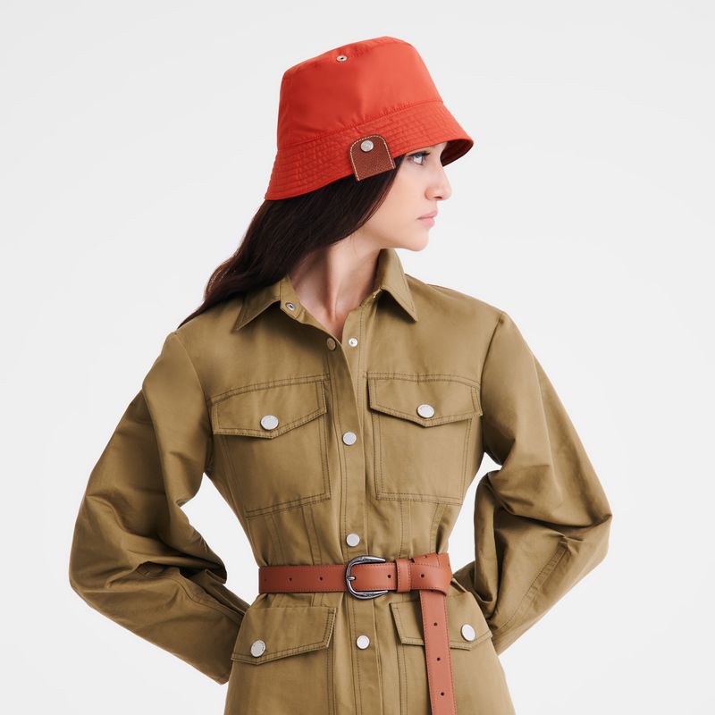 Longchamp Reversible Women Bucket Hat Brown / Pink | Australia-372EFSZOX