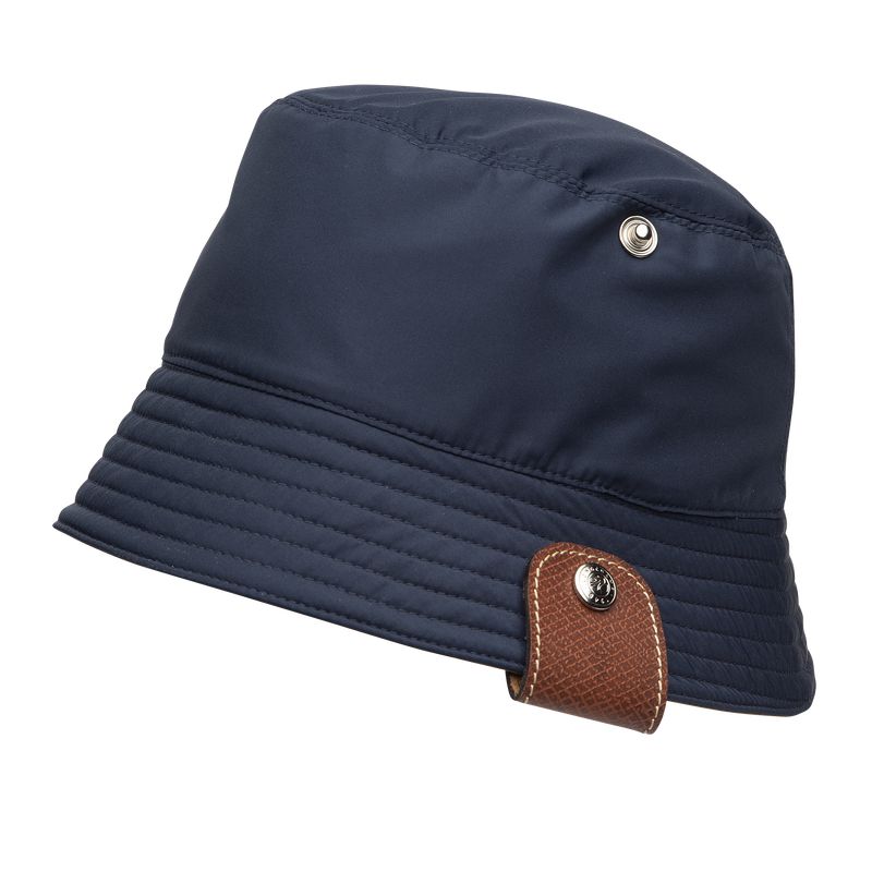 Longchamp Reversible Women Bucket Hat Navy | Australia-849KNVTJC