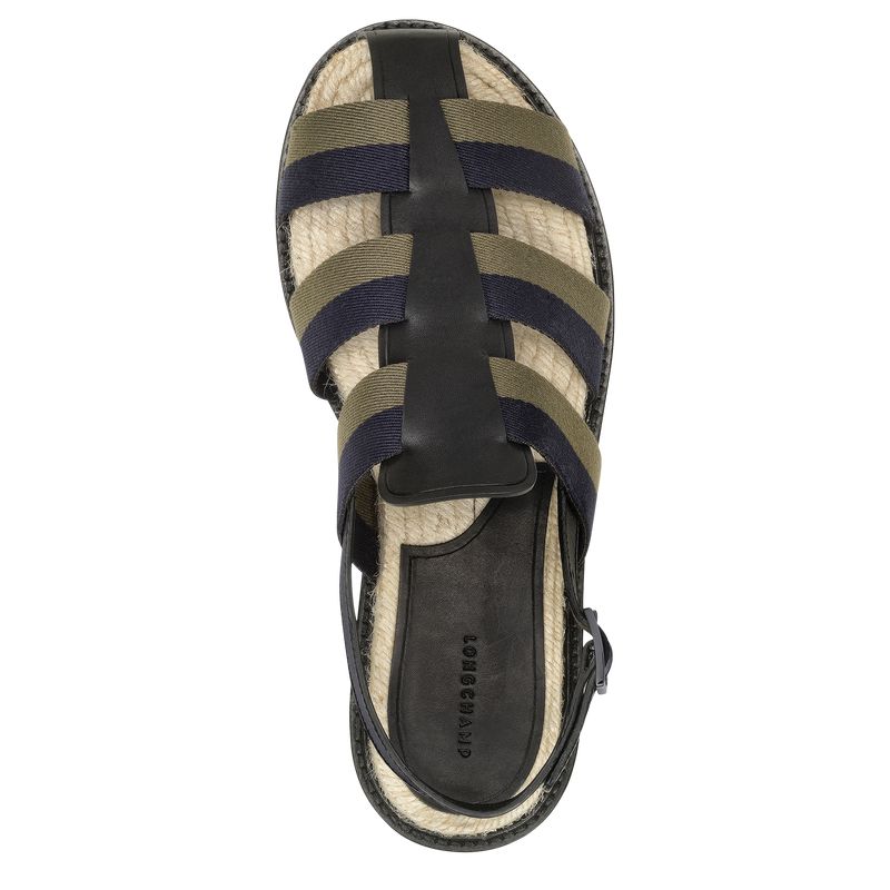Longchamp Shadow Women Sandals Black | Australia-105WYAVNC