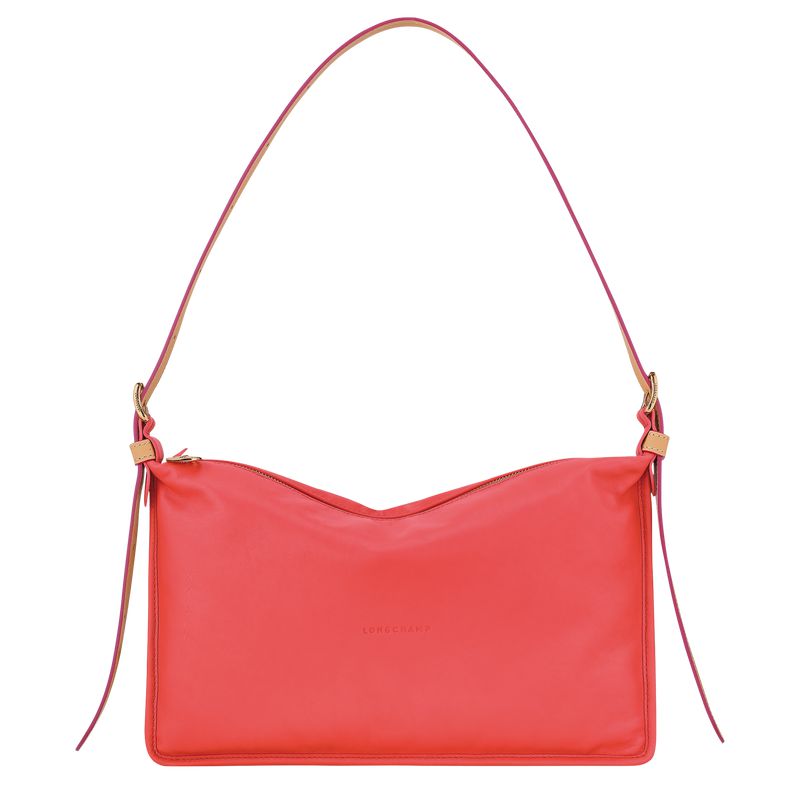 Longchamp Smoothie M Women Crossbody Bag Pink | Australia-763PTSIOB
