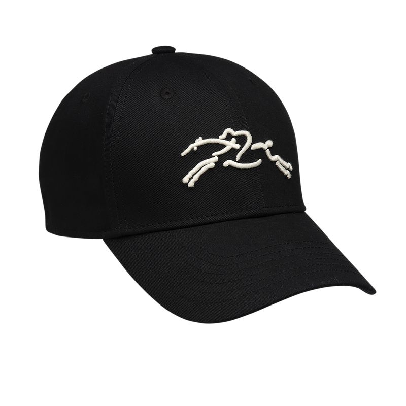 Longchamp Solid Women Cap Black | Australia-079PWUYAQ