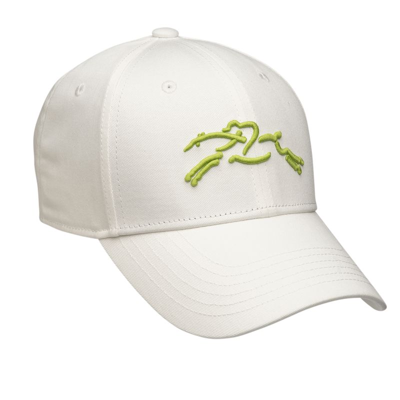 Longchamp Solid Women Cap White | Australia-948IUMJDG