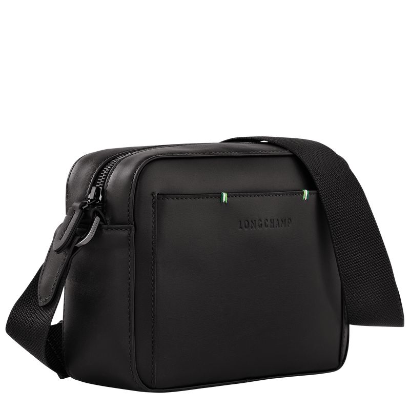 Longchamp Sur Seine Camera Men Crossbody Bag Black | Australia-394PESQWN