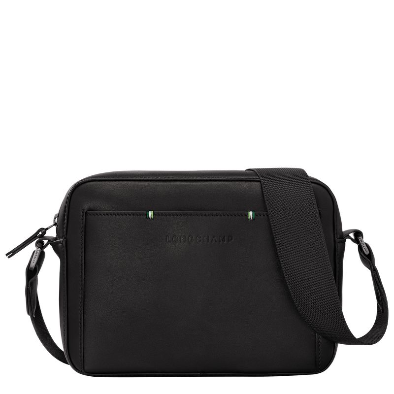 Longchamp Sur Seine Camera Men Crossbody Bag Black | Australia-394PESQWN
