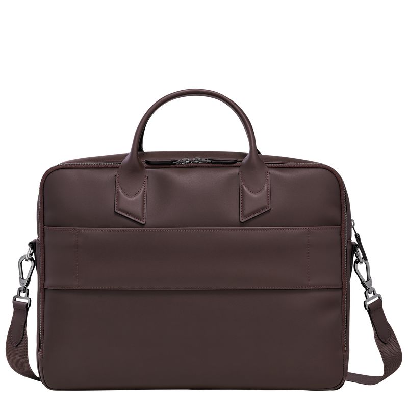 Longchamp Sur Seine M Men Briefcase Beige | Australia-158UADSTC