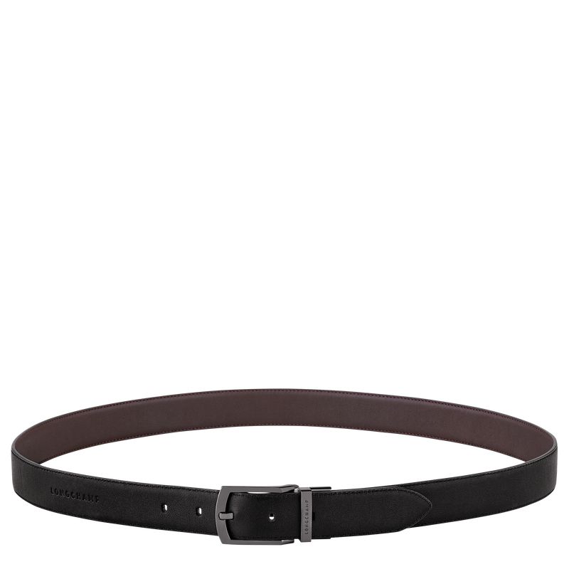 Longchamp Sur Seine Men Belt Black / Beige | Australia-647PQUXLG