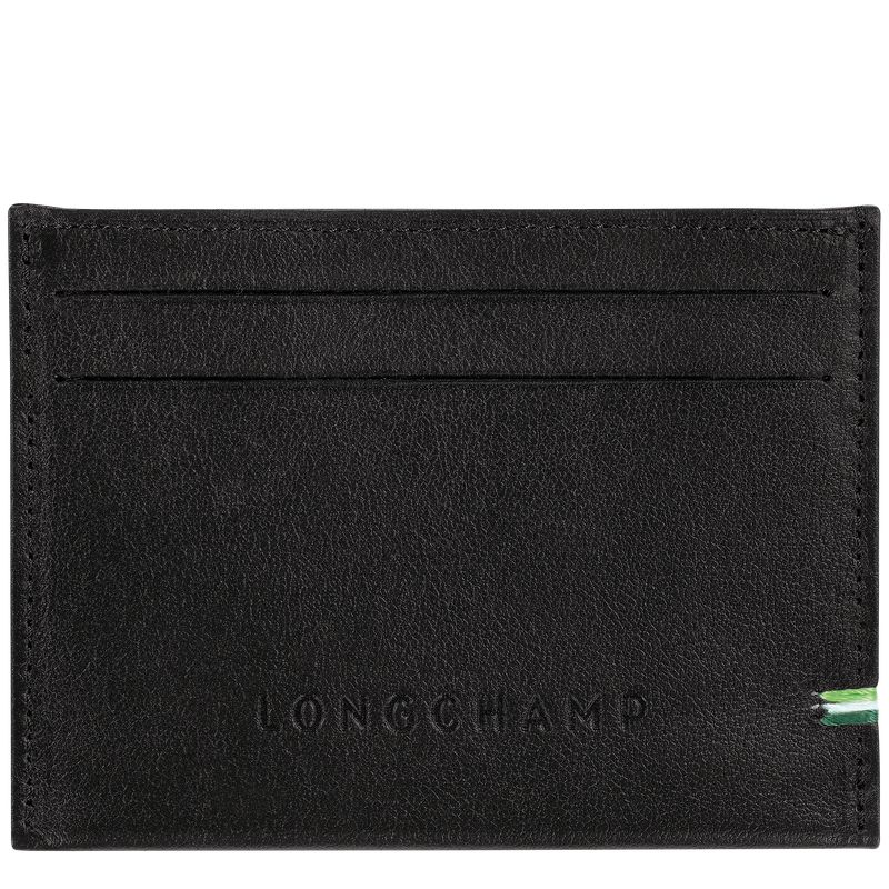 Longchamp Sur Seine Men Card Holder Black | Australia-594OPBRCQ