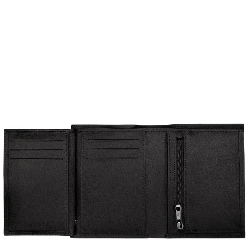 Longchamp Sur Seine Men Wallet Black | Australia-928OQWRML
