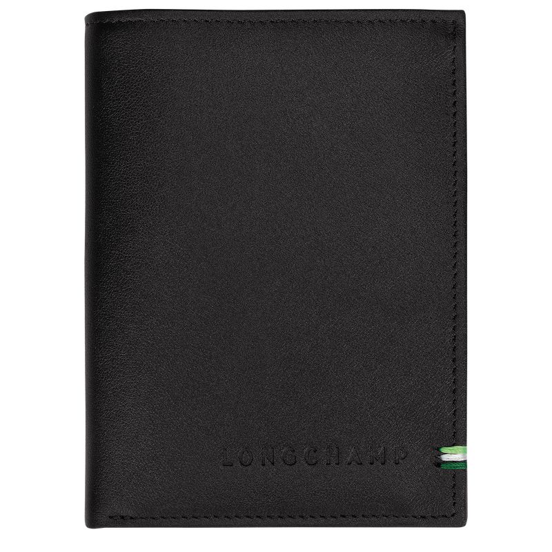 Longchamp Sur Seine Men Wallet Black | Australia-928OQWRML