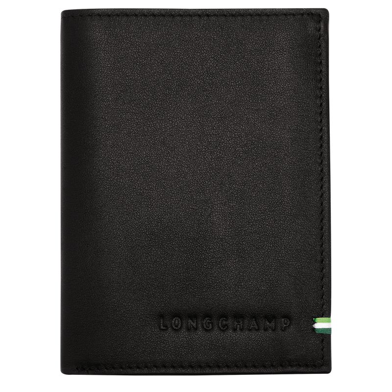 Longchamp Sur Seine Men Wallet Black | Australia-876OLJDTI