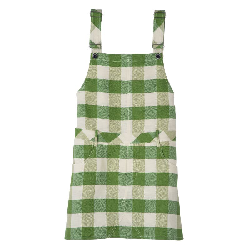 Longchamp Vichy Jacquard Women Dress Green | Australia-213CZITAW