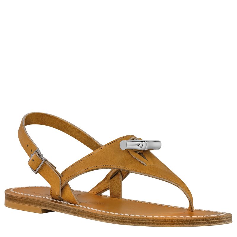 Longchamp X K.Jacques Women Sandals Brown | Australia-425URIWDJ