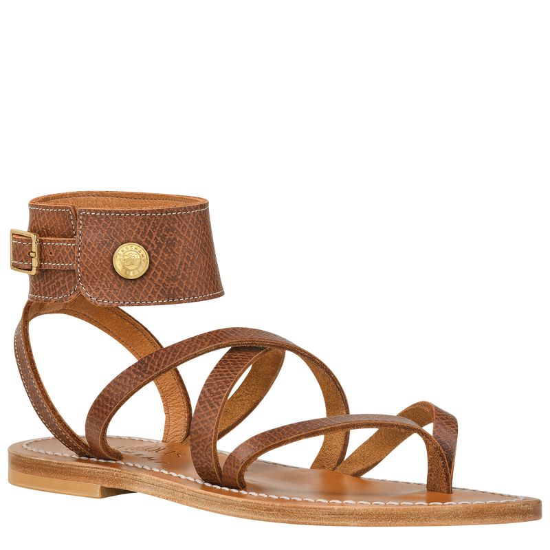 Longchamp X K.Jacques Women Sandals Brown | Australia-638OWMHGT