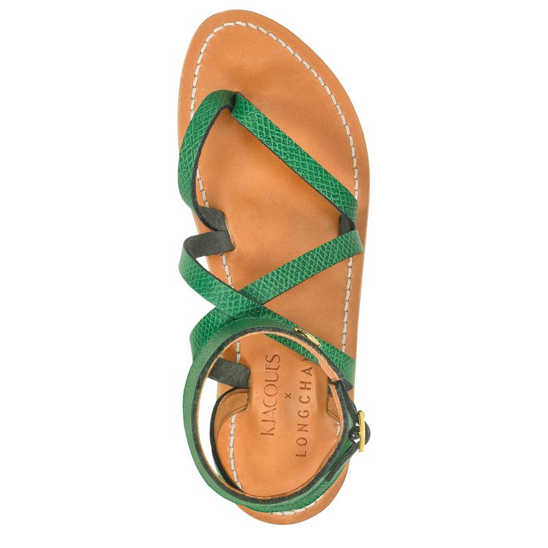 Longchamp X K.Jacques Women Sandals Green | Australia-654AJVHET