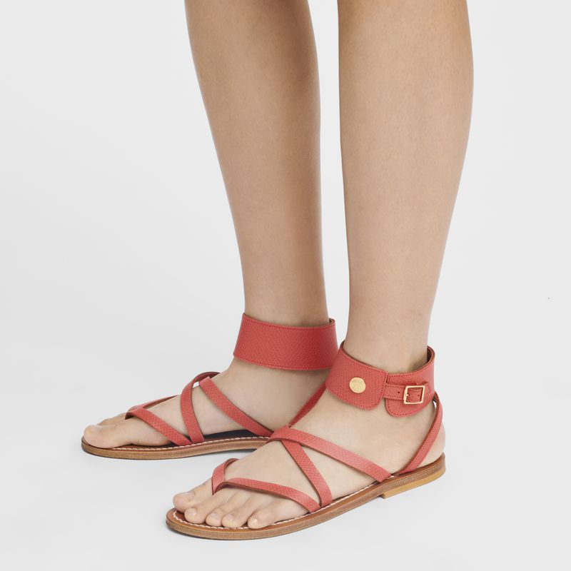 Longchamp X K.Jacques Women Sandals Orange | Australia-826ZTNFLG