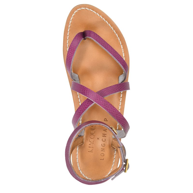 Longchamp X K.Jacques Women Sandals Purple | Australia-458ROXDQP