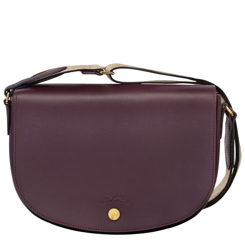 Longchamp Épure M Women Crossbody Bag Dark Purple | Australia-973KNMYHR
