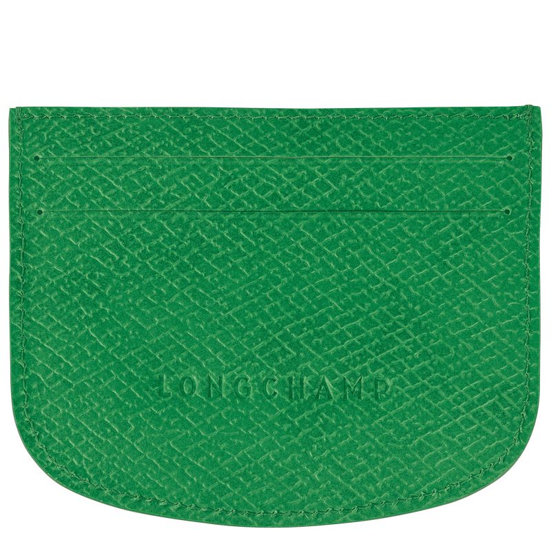 Longchamp Épure Men Card Holder Green | Australia-013VOAHQB