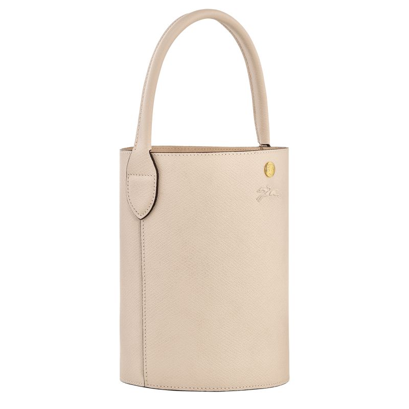 Longchamp Épure S Women Bucket Bag Beige | Australia-852SWZRHM