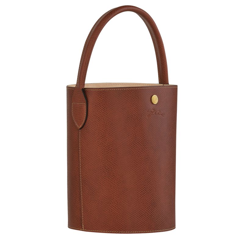 Longchamp Épure S Women Bucket Bag Brown | Australia-238OKCRZN