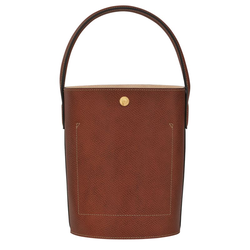 Longchamp Épure S Women Bucket Bag Brown | Australia-238OKCRZN